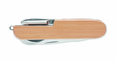 Logotrade promotional merchandise photo of: Multi tool pocket knife bamboo