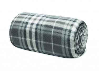 Logo trade promotional merchandise photo of: RPET fleece travel blanket