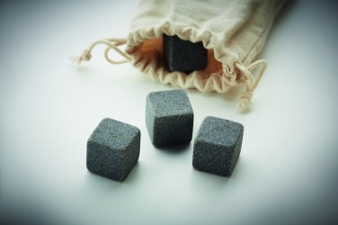 Logotrade promotional giveaway picture of: 4 stone ice cubes in  pouch