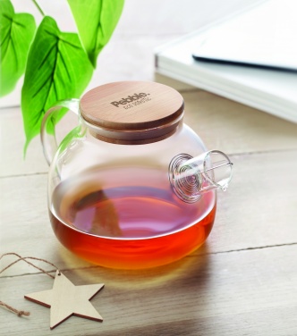 Logotrade promotional giveaway image of: Teapot borosilicate glass 850ml