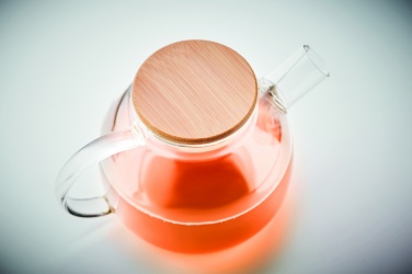 Logo trade promotional giveaways image of: Teapot borosilicate glass 850ml