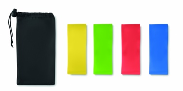 Logotrade promotional item picture of: Set of 4 TPE fitness bands