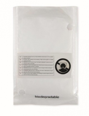 Logo trade promotional merchandise image of: Biodegradable poncho and bag