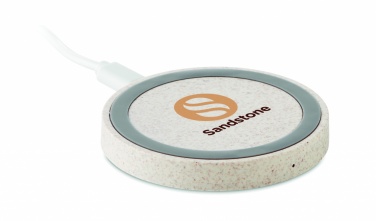 Logo trade promotional merchandise picture of: Wheat straw/ABS charger 5W