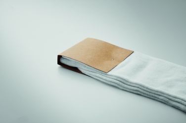 Logo trade promotional giveaways picture of: Pair of socks in gift box L