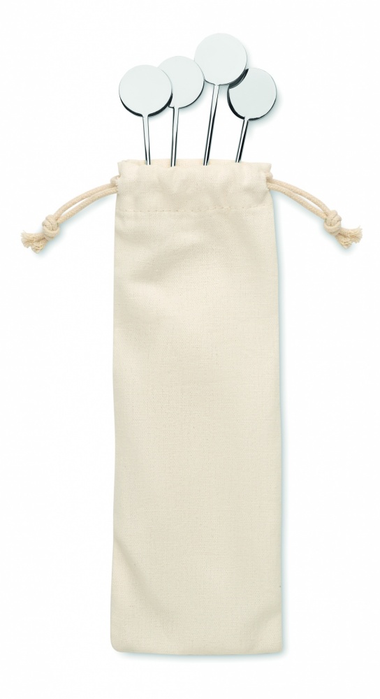 Logotrade promotional gifts photo of: Stainless steel stirrers set