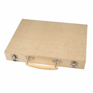 Logo trade promotional gifts picture of: Big wooden painting set MAXI