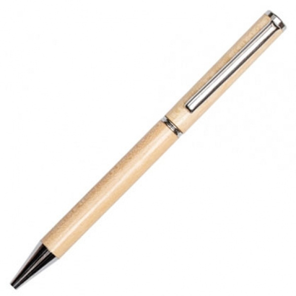 Logo trade promotional products picture of: Wooden ballpen HEYWOOD