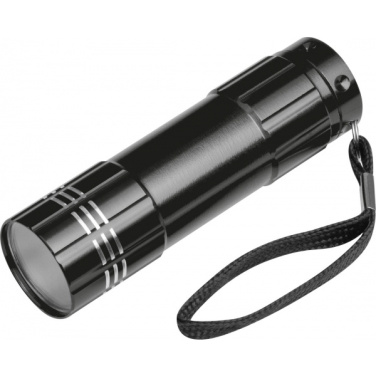Logo trade promotional items image of: 6 COB metal torch MONTARGIS