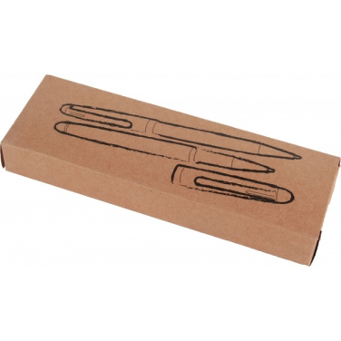 Logotrade promotional gift picture of: Rosewood writing set OXFORD