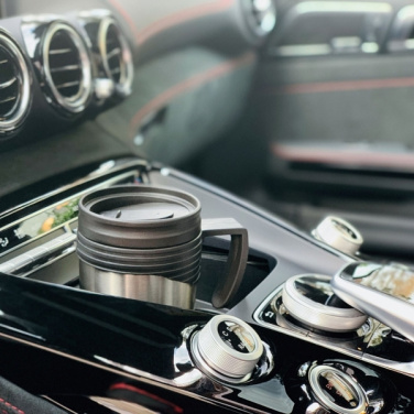 Logo trade advertising products image of: Stainless steel thermo cup EL PASO 400 ml