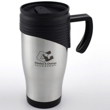 Logo trade advertising products picture of: Stainless steel thermo cup EL PASO 400 ml