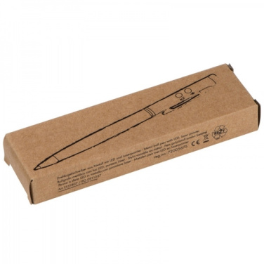 Logo trade promotional items image of: Metal laser pointer DETROIT