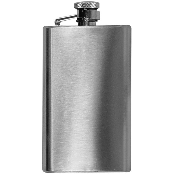 Logotrade advertising products photo of: Stainless steel hip flask FRESNO 104 ml