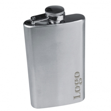 Logotrade promotional merchandise picture of: Stainless steel hip flask FRESNO 104 ml