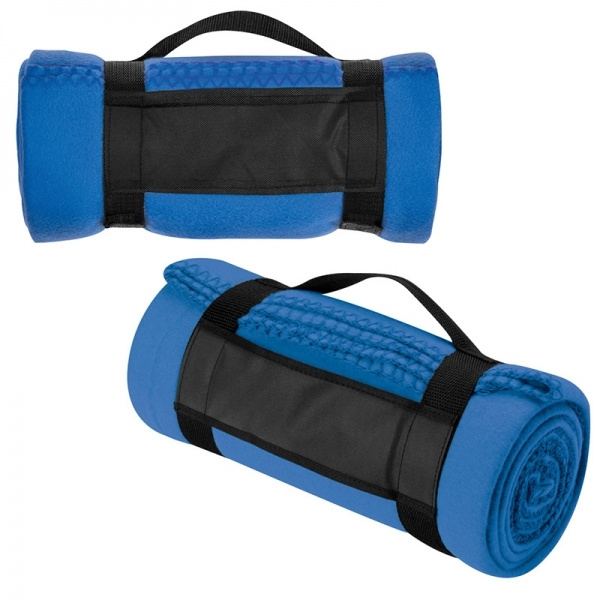 Logo trade promotional giveaways picture of: Big fleece blanket NASHVILLE