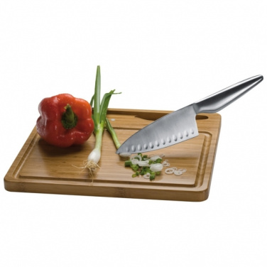 Logo trade promotional giveaways image of: Cutting board with knife MANTOVA