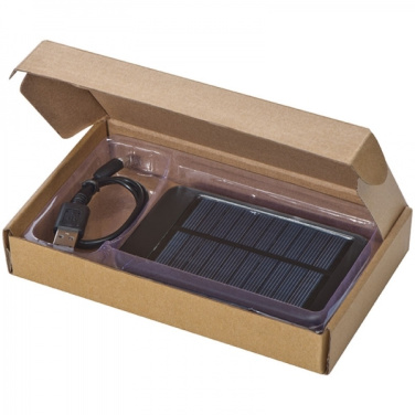 Logo trade advertising products image of: Solar power bank PHILADELPHIA