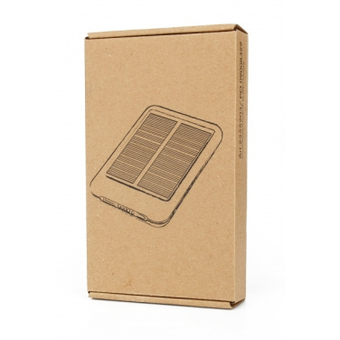 Logo trade corporate gifts image of: Solar power bank PHILADELPHIA