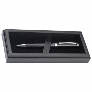 Logo trade promotional merchandise photo of: Metal ballpen CLAYTON