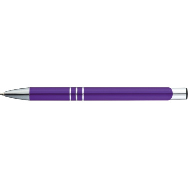 Logo trade advertising products picture of: Metal ballpen ASCOT
