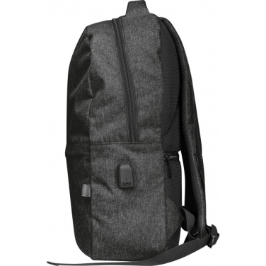 Logo trade business gifts image of: rPET backpack RIMINI