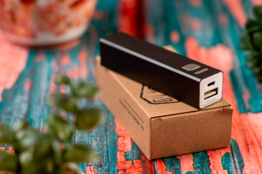 Logotrade promotional giveaways photo of: Metal power bank PORT HOPE 2200mAh