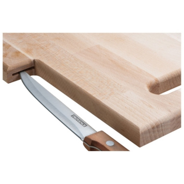 Logo trade promotional item photo of: Wooden board with knife LIZZANO