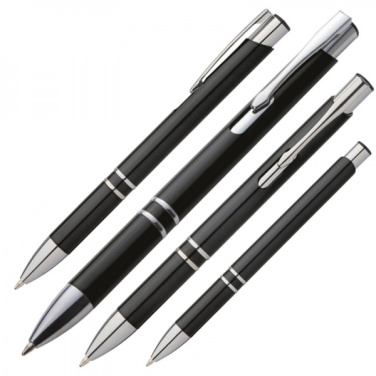 Logo trade corporate gifts image of: Plastic ballpen BALTIMORE