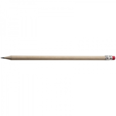 Logotrade promotional items photo of: Pencil with eraser HICKORY