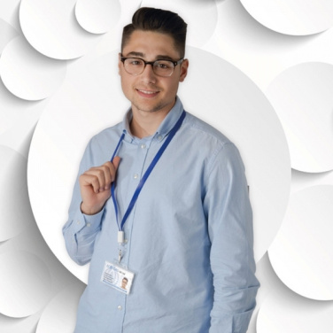 Logo trade promotional merchandise photo of: Lanyard with usb cable LE PORT