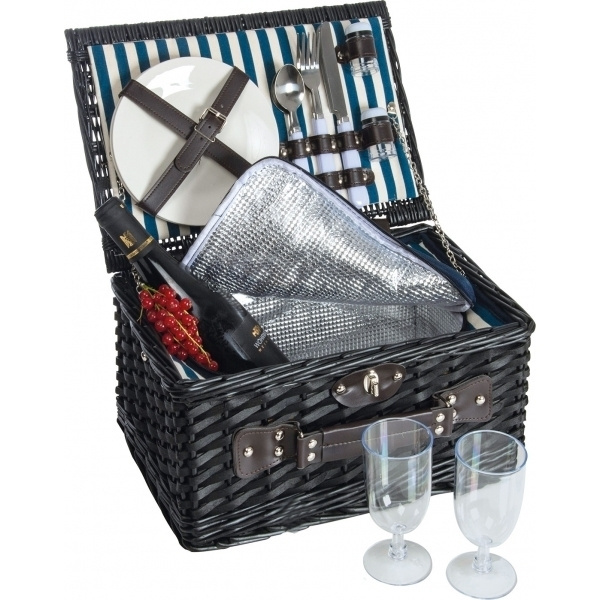 Logotrade promotional item image of: Picnic basket RIVA DEL GARDA