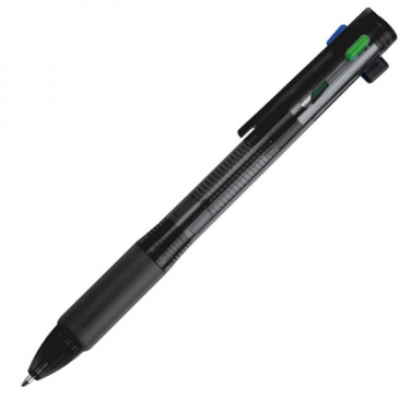 Logo trade promotional giveaway photo of: Plastic ballpen 4in1 NEAPEL