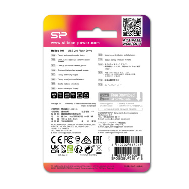 Logotrade promotional gift picture of: Pendrive silicon power helios 101 2.0