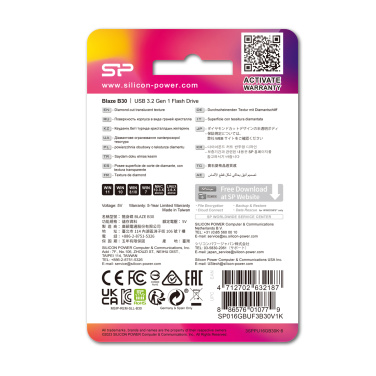 Logotrade promotional product image of: Pendrive Silicon Power Blaze B30 3.1