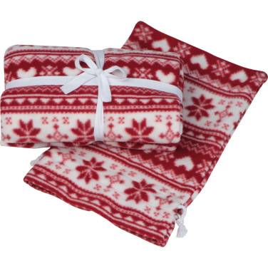Logo trade promotional gifts image of: Christmassy blanket DEBRECEN
