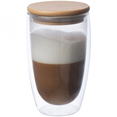 Logo trade business gift photo of: Double-walled glass ZAKOPANE 500 ml