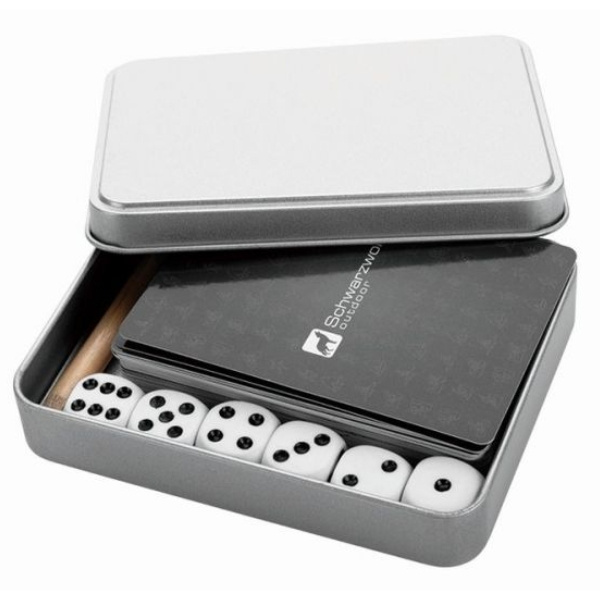 Logo trade corporate gift photo of: Games set YARRA Schwarzwolf