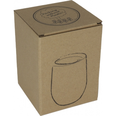 Logo trade advertising product photo of: Stainless steel mug with wooden look BRIGHTON 380 ml