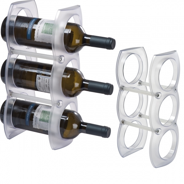 Logotrade corporate gift picture of: Plastic wine rack MONTEGO BAY