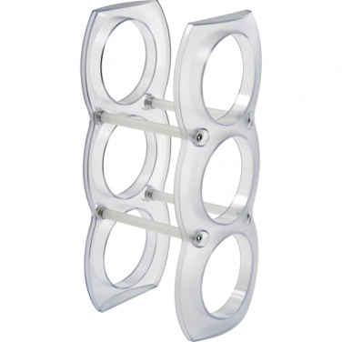 Logotrade promotional product picture of: Plastic wine rack MONTEGO BAY