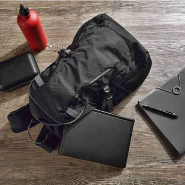 Logo trade promotional giveaway photo of: Backpack ORIZABA Schwarzwolf