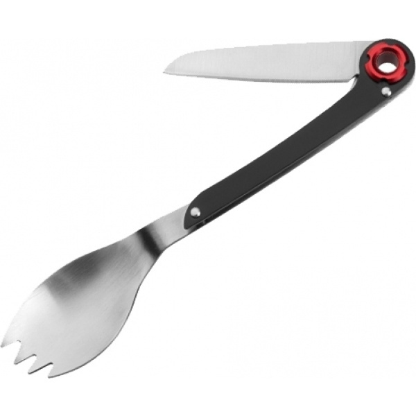 Logotrade promotional item image of: Multifunctional spoon LATEMAR Schwarzwolf