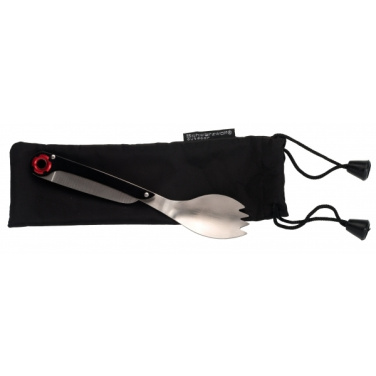Logo trade business gift photo of: Multifunctional spoon LATEMAR Schwarzwolf
