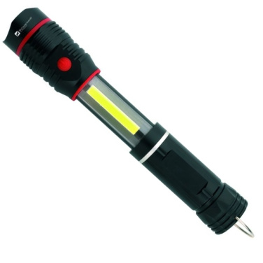Logo trade promotional merchandise picture of: Flashlight BIWA Schwarzwolf