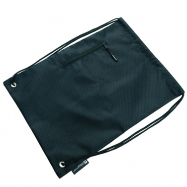 Logotrade promotional products photo of: Drawstring bag NUNAVUT Schwarzwolf