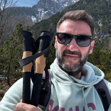 Logo trade advertising products picture of: Trekking poles DENALI Schwarzwolf