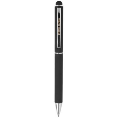 Logo trade promotional giveaway photo of: Metal ballpoint pen, touch pen, soft touch CLAUDIE Pierre Cardin