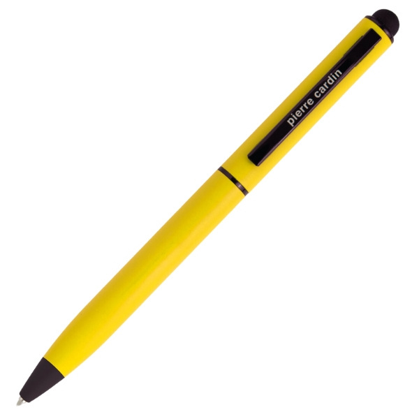 Logotrade advertising product image of: Metal ballpoint pen, touch pen, soft touch CELEBRATION Pierre Cardin
