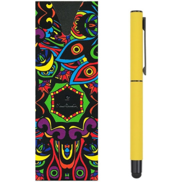 Logotrade promotional product image of: Roller touch pen, soft touch CELEBRATION Pierre Cardin